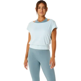 Nagino Flex Kurzarm-Oberteil „Blue“