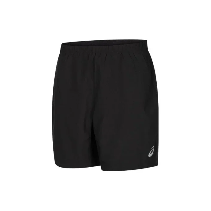 Shorts mit Logo und Reissverschlusstasche hinten «Schwarz»