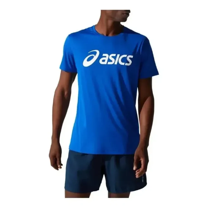 Silbernes T-Shirt «Blue»