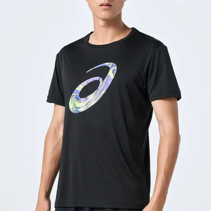 Spiral Logo SS Tee „Schwarz“