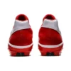 Star Shine III Baseball Point Spike Schuhe «Weiss Rot»
