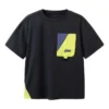 T-Shirt mit Logo-Aufnäher „Black“