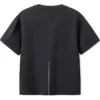 T-Shirt mit Logo-Aufnäher „Black“