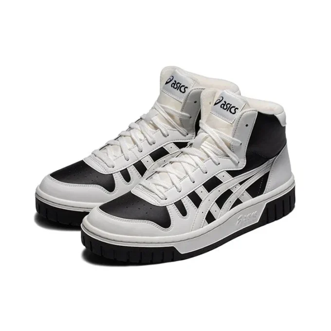 Unisex Court Mz-Hi Sneakers mit hohem Absatz Weiss/Schwarz